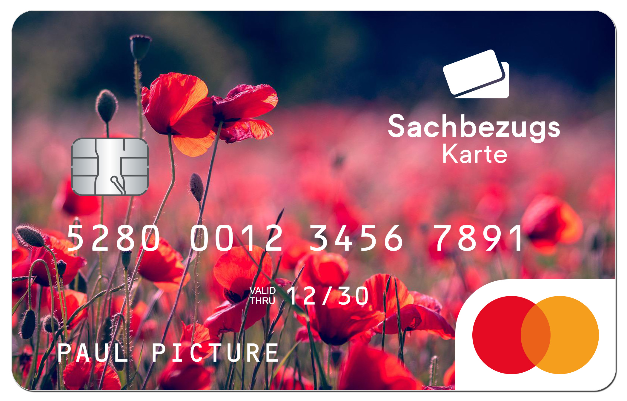 Sachbezugskartendesign