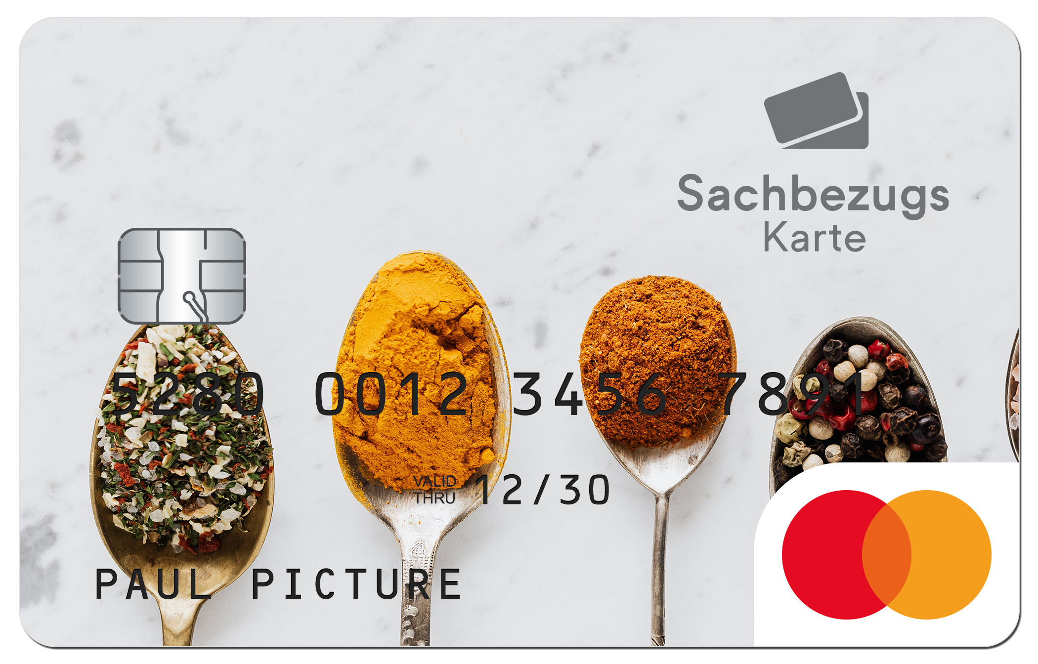 Sachbezugskartendesign