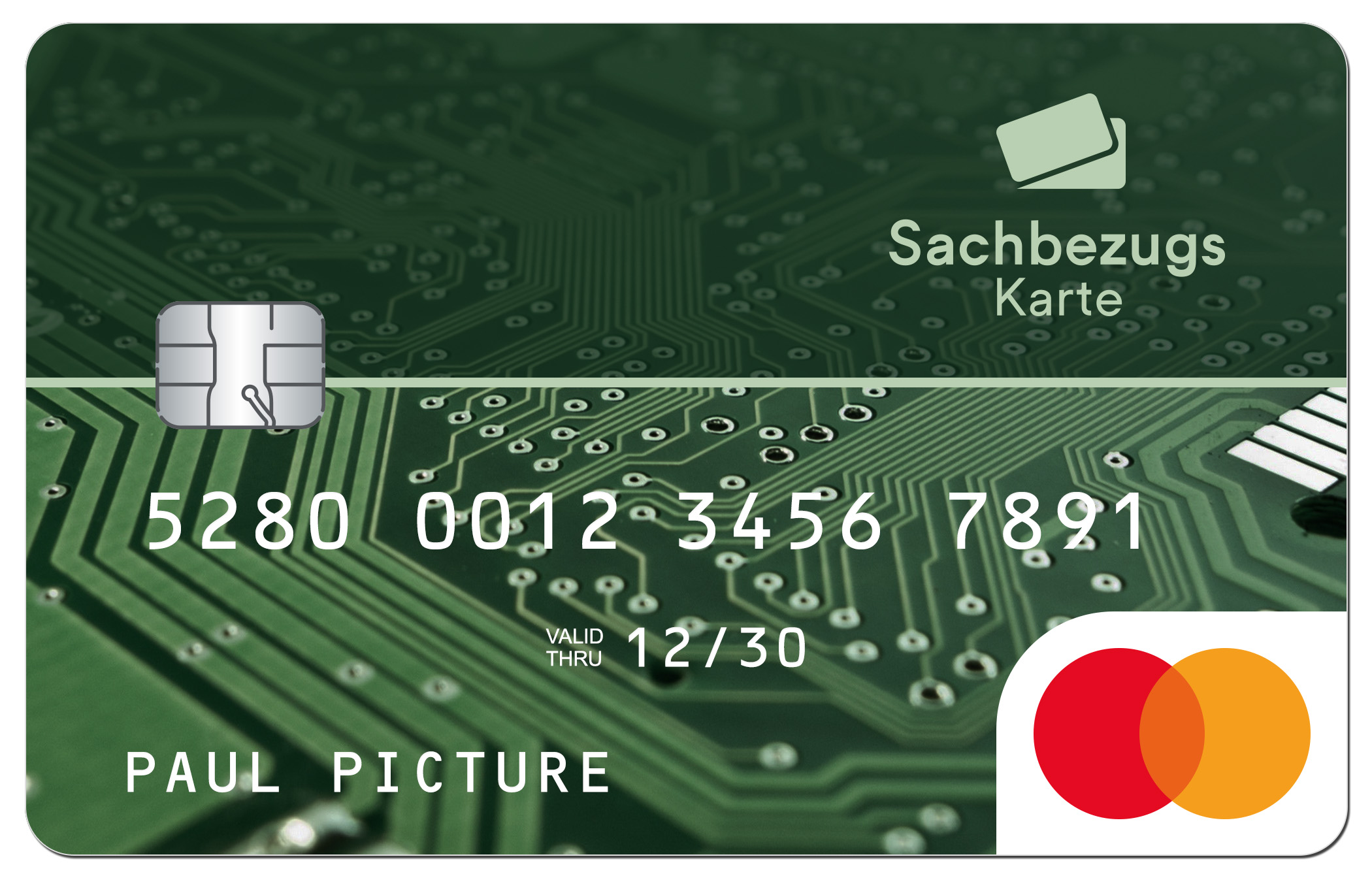 Sachbezugskartendesign