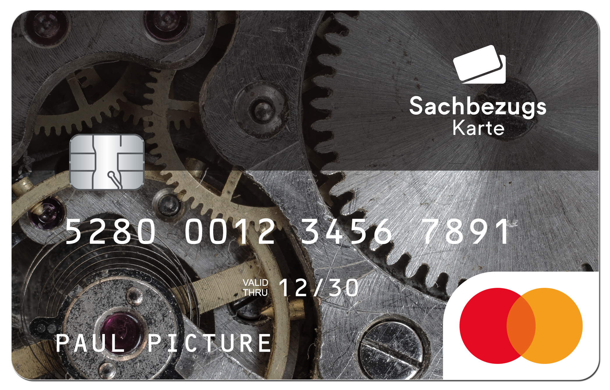 Sachbezugskartendesign