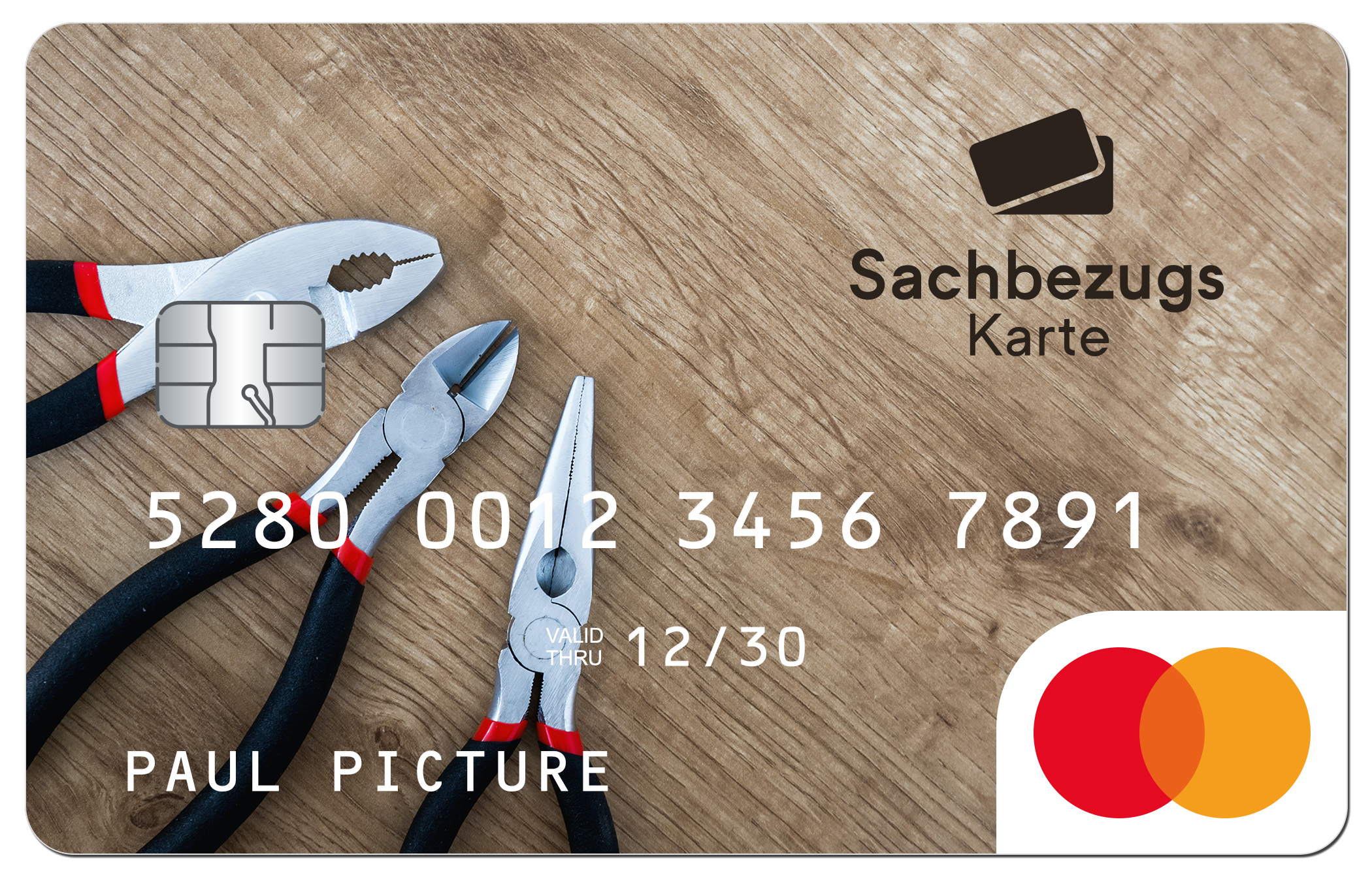 Sachbezugskartendesign