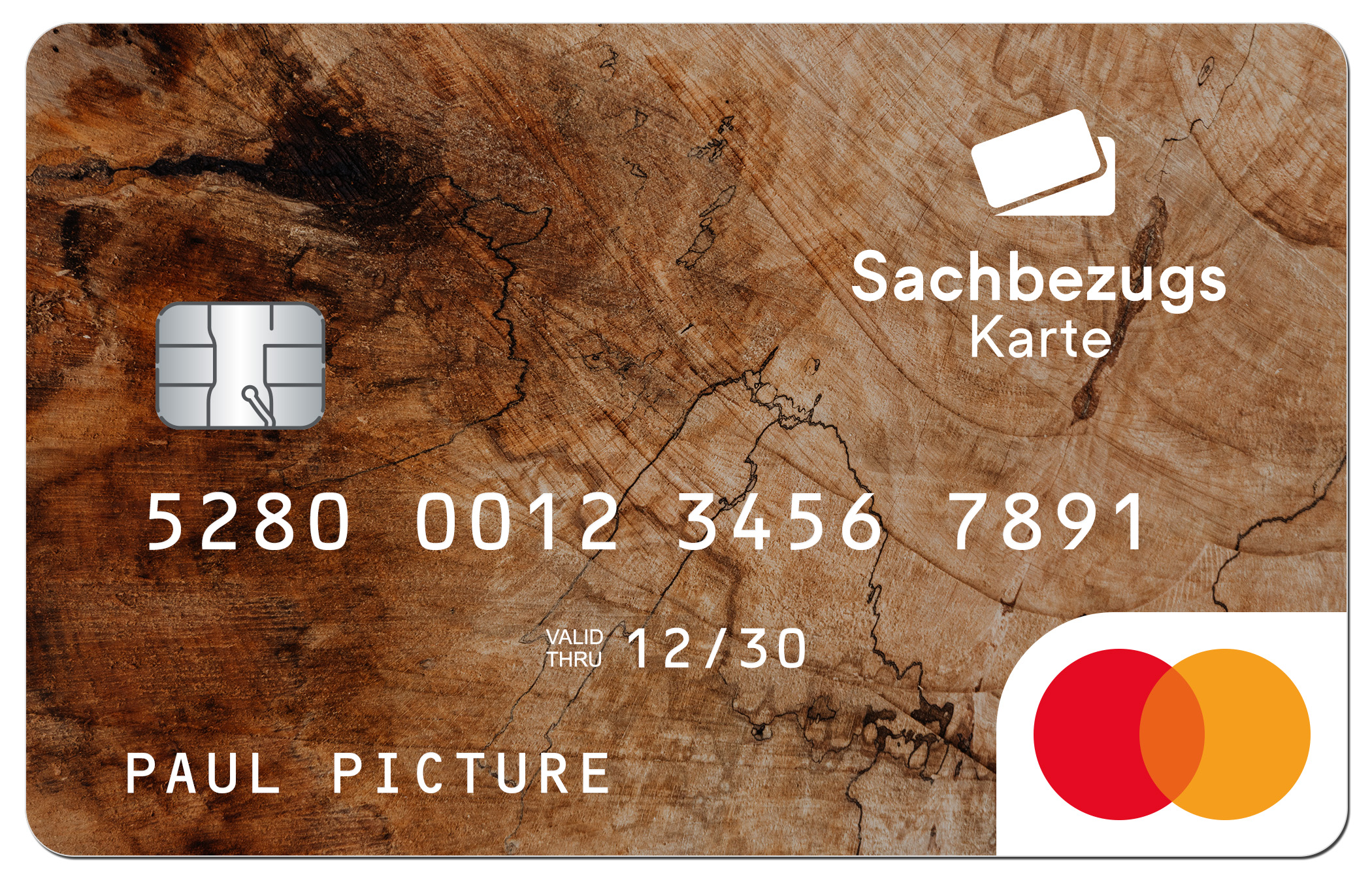 Sachbezugskartendesign
