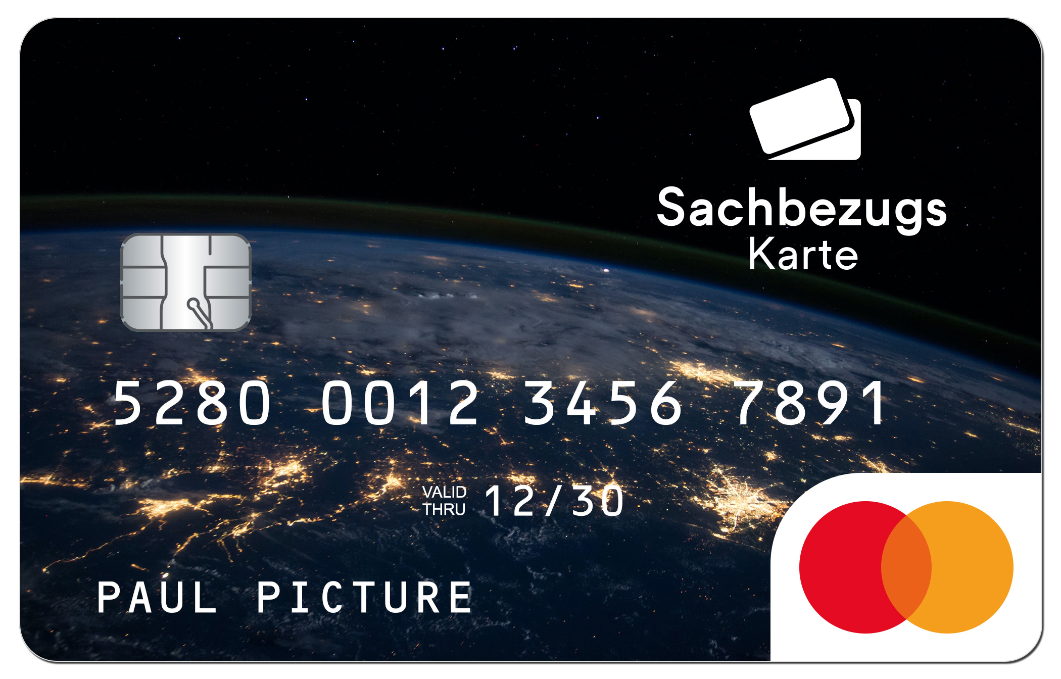 Sachbezugskartendesign