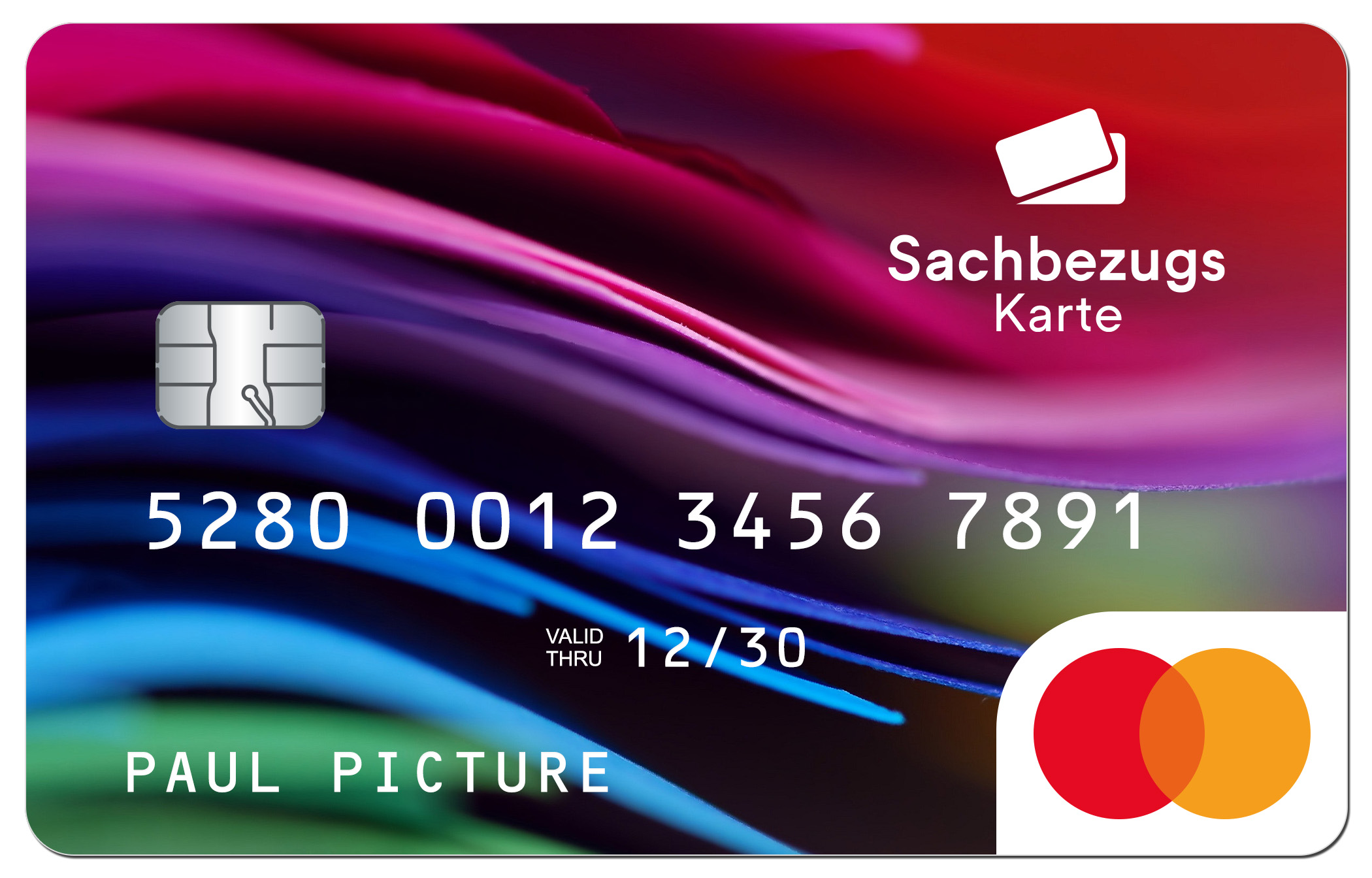 Sachbezugskartendesign